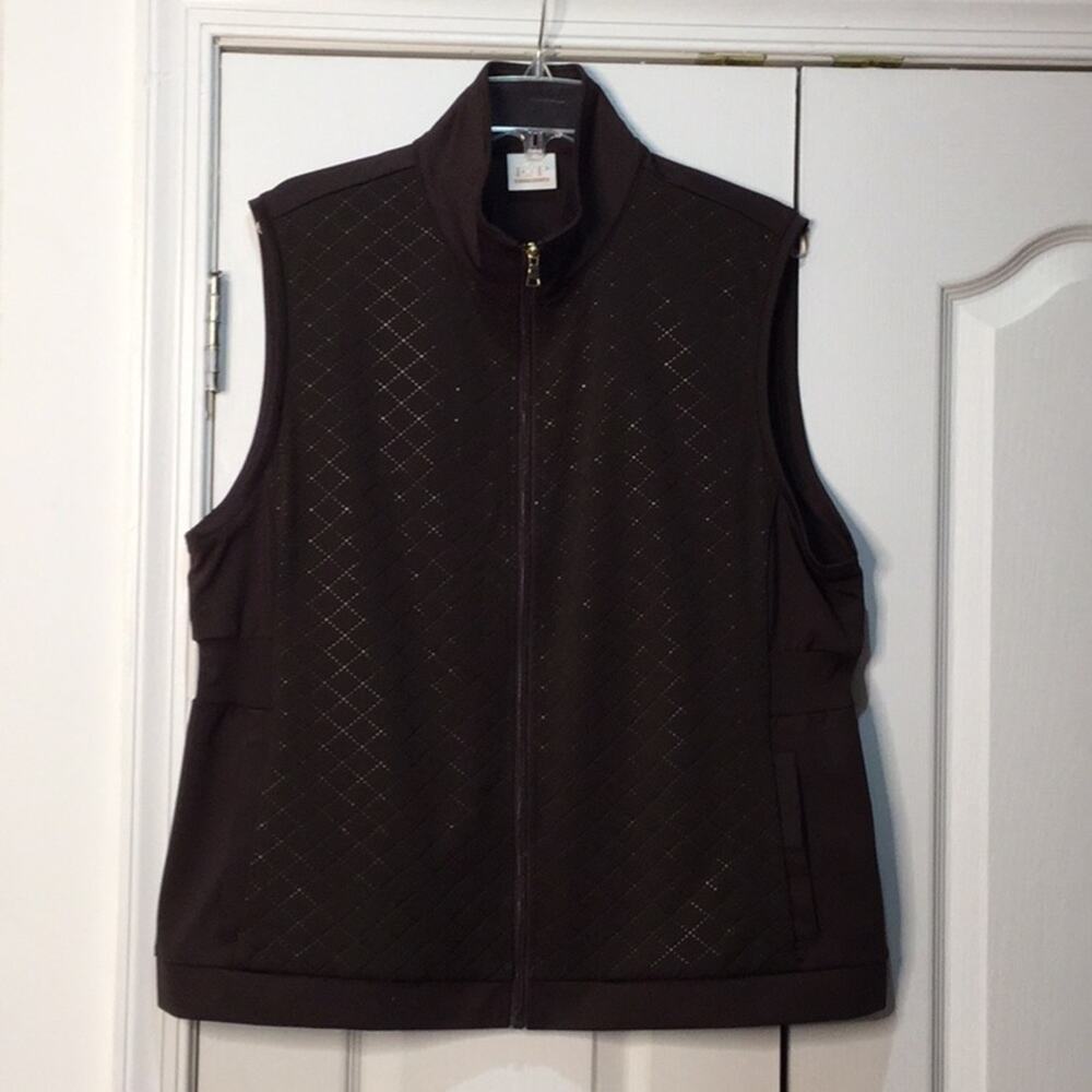 EP Pro xl brown golf athletic vest nwot